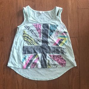 Delia's printed tank top